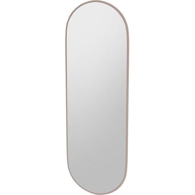 Photo of Figure Oval Mirror - Mushroom - Full-length Mirrors - Beige