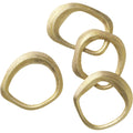 Thumbnail photo of Flow Napkin Rings - Set Of 4 - Dækkeserviet
