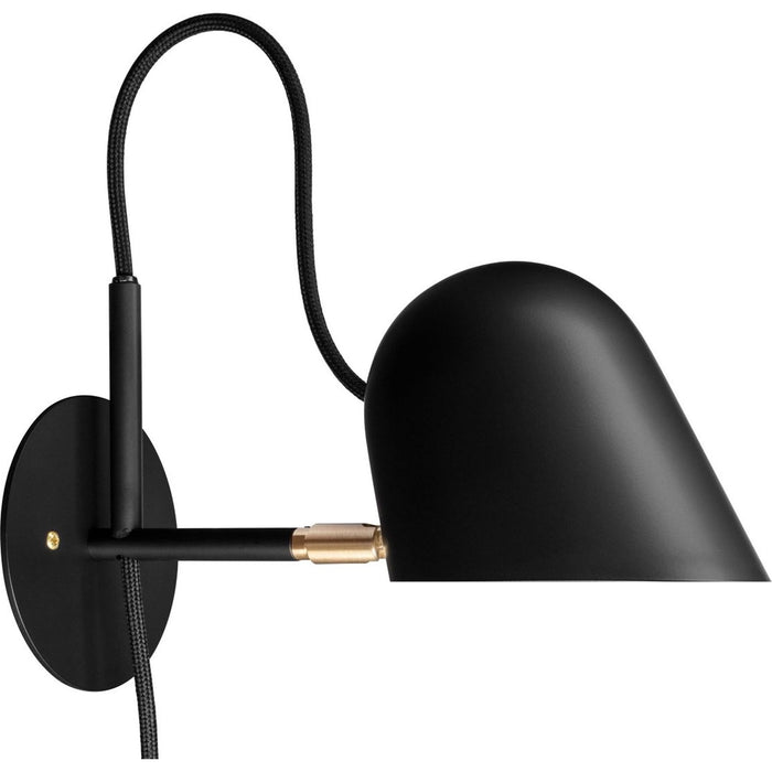 Photo of Streck Wall Lamp, Black, Cable - Bedside Lamps - Joel Karlsson - Black