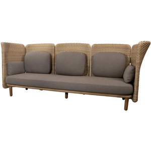 Photo of Arch 3-pers. Sofa - with high armrest/backrest