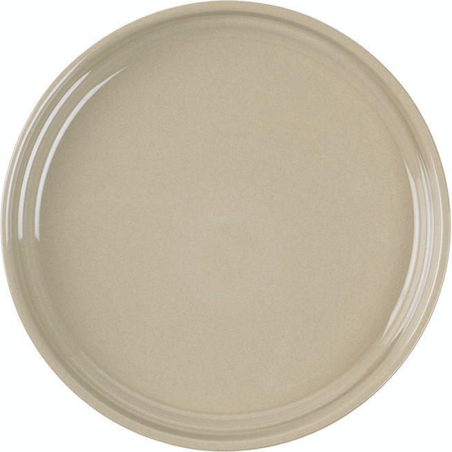 Photo of Nordic Bistro Dessert Plates Beige Set of 6 Pieces