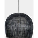 Hanging Lamp Buri Bulb Black