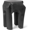 Thumbnail photo of Root Stool - Skammel - Black Stained Teak - Ø30 X H40 Cm