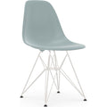Eames Plastic Chair Dsr - 23 Ice Grey - White Base - Matstolar - Charles & Ray Eames - Grå - Metall/plast