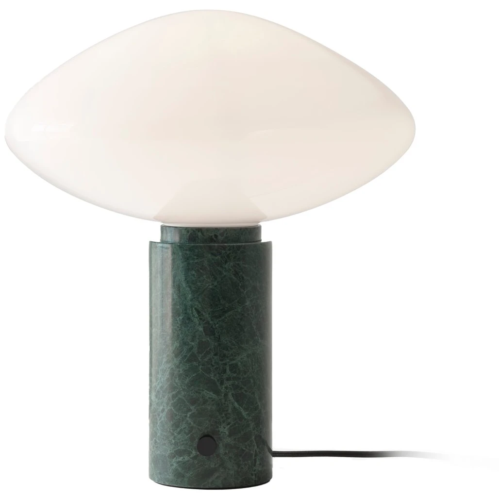 Mist Ap17 Table Lamp Ø37 Cm Matt White & Guatemala Verde