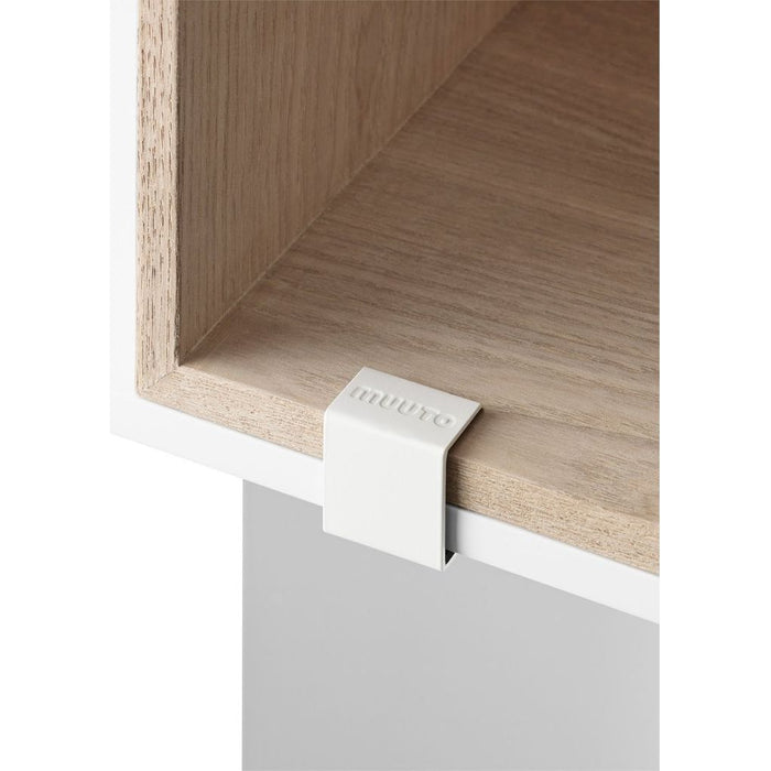 Photo of Mini Stacked Storage Systems Clips, White, 5 St - Hyllsystem - Julien De Smedt - Vit - Metall