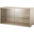 Thumbnail photo of String Cabinet/Display Case Ash - Wall shelves - Nils Strinning - Wood-coloured - Glass/wood