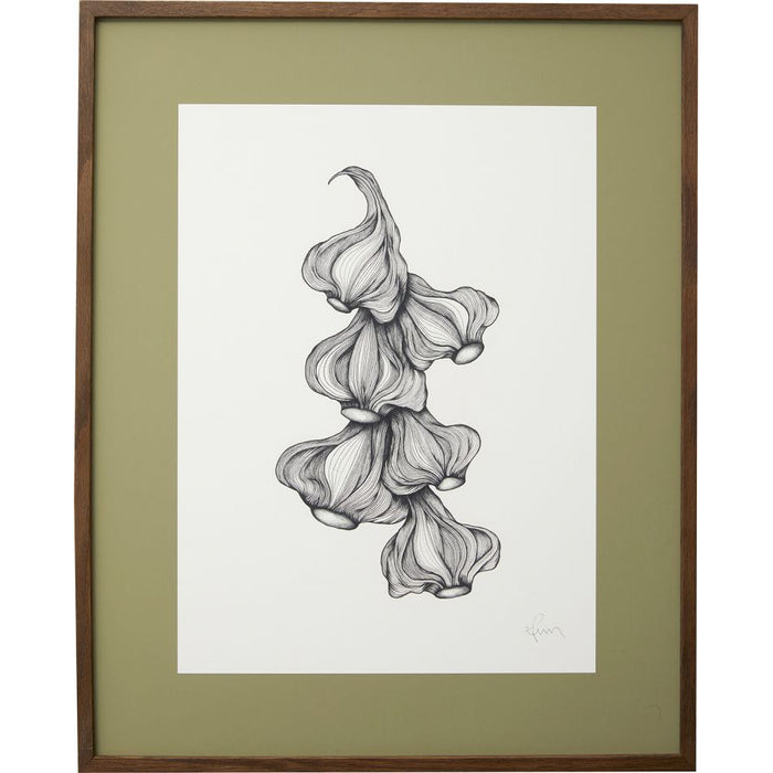 Photo of Garlic Illustration - Dark Oak