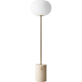 Thumbnail photo of Jwda Floor Lamp, Travertine/brushed Brass - Skärmlampor - Jonas Wagell - Guld