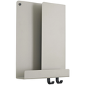 Thumbnail photo of Folded Shelves Xs, Grey - Wall Shelves - Johan Van Hengel - Black - Metal