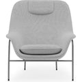 Thumbnail photo of Drape Chair High - Lænestol - Hallingdal / Grey Steel - H103 X W93 X D84 X Sh43 Cm