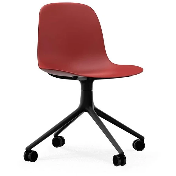 Photo of Form Chair Swivel 4W - Black Aluminium