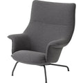 Doze Lounge Chair, Ocean 80/anthracite Black - Armchairs - Anderssen & Voll - Grey, black - Metal/textile/foam
