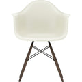 Eames Plastic Armchair Daw - 11 Pebble - Dark Maple - Matstolar - Charles & Ray Eames - Vit - Metall/trä/plast