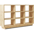 Thumbnail photo of Plank Bookcase Low - Reol - Pine