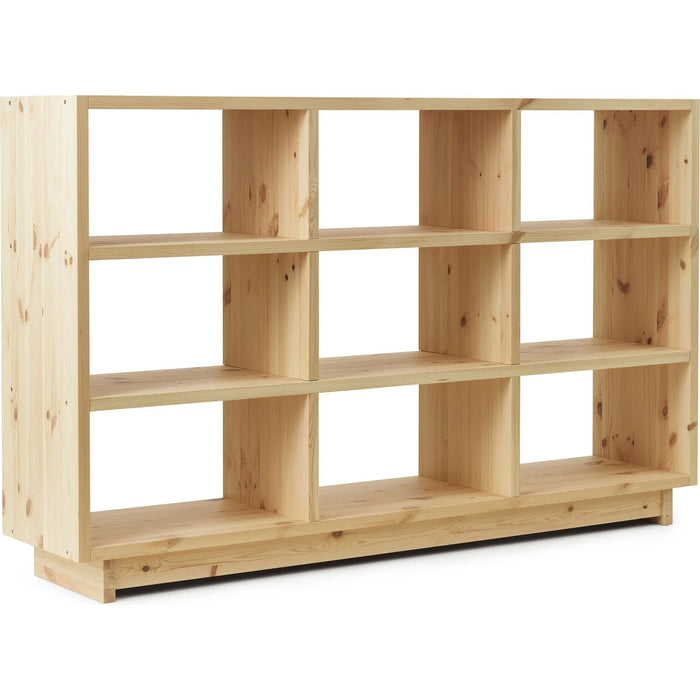 Photo of Plank Bookcase Low - Reol - Pine