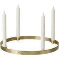 Thumbnail photo of Candle Holder Circle Small Ø:25 Cm - Messing