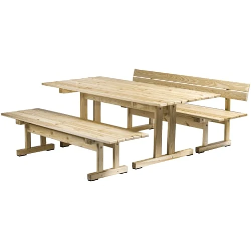 Photo of Børge Mogensen Garden furniture set with 2 benches - Ermelunden - Nature 1