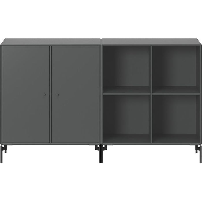 Photo of Pair Classic Sideboard - Black Legs