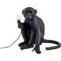 Thumbnail photo of Monkey Lamp Sitter - Black