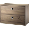 Thumbnail photo of String drawer unit 58x30, Walnut - Shelving - Nils Strinning - Wood-coloured - Wood