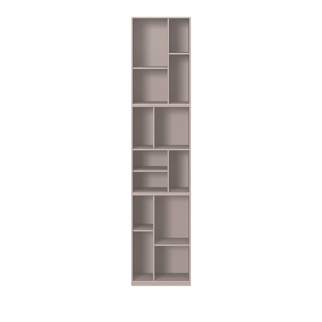 Photo of Loom Slim Bookcase, Plinth H3 Cm - Mushroom - Bokhyllor - Peter J. Lassen - Beige - Mdf