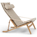 Thumbnail photo of FK10 Plico Armchair Fabric Canvas Natural-oiled Oak