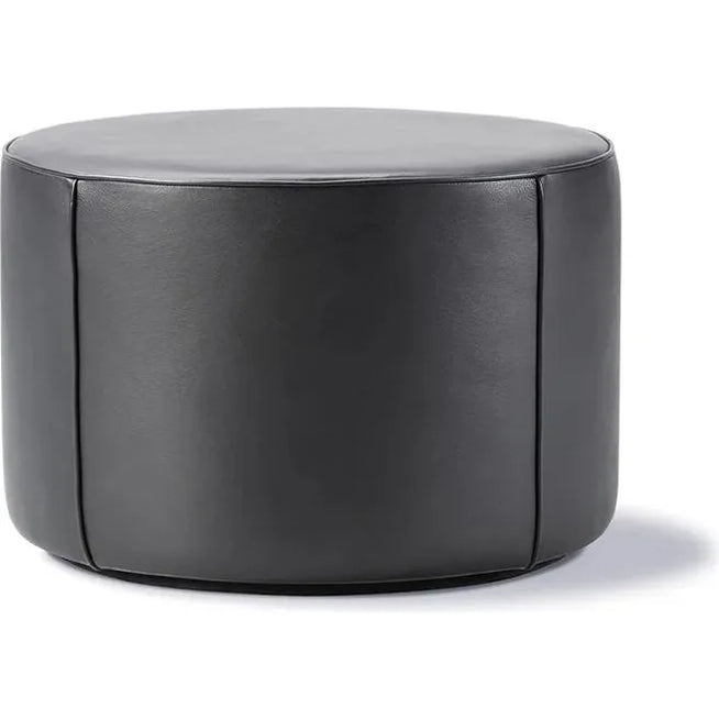 Photo of Mono Pouf 7423 By Due & Trampedach - Puf - Omni 307 Cognac - Ø55 X H38 Cm