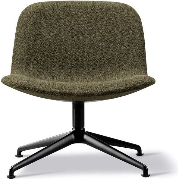 Photo of Eyes Swivel Lounge Chair 4858 - Armchair - Carlotto 900 / Black - W65 X D71 X H72 X Sh39 Cm