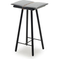Georg Bar Stool Black Lacquered Seat Height 66 cm - Bar Stools & Bar Stools - Christina Liljenberg Halstrøm - Black - Leather/Wood/Wool