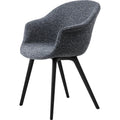 Thumbnail photo of Bat Dining Chair, Fully Upholstered, Plastic Base