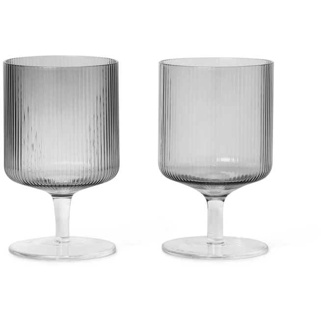 Photo of Ripple Wine Glasses - Set Of 2 - Online Lagersalg