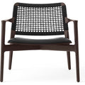 Thumbnail photo of Vipp488 Cabin Loungefåtölj Dark Oak-black Leather