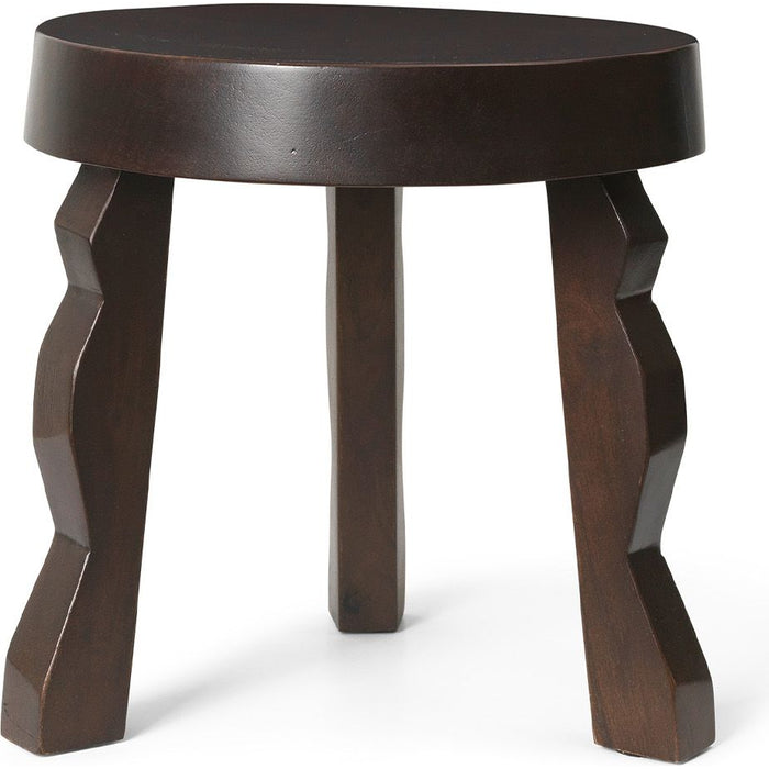 Photo of Faye Stool - Skammel - Faye Stool - Dark Stained Mango - W31 X D31 X H30 Cm