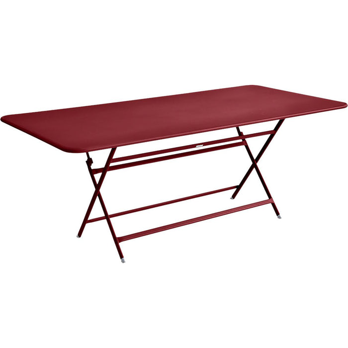 Photo of Character Table 190x90 cm Chili 43 - Dining Table Outdoor - Red - Metal