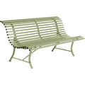 Thumbnail photo of Louisiane Bench 200 cm Willow Green 65 - Garden Benches - Green - Metal