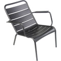 Thumbnail photo of Luxembourg Low Armchair Liquorice 42 - Matstolar Utomhus - Frédéric Sofia - Svart - Metall