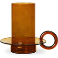 Thumbnail photo of Luce Candle Holder - Lysestage - Amber - W14,5 X H14 X D17 Cm