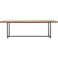 Thumbnail photo of Side Dining Table Wood Metal 1