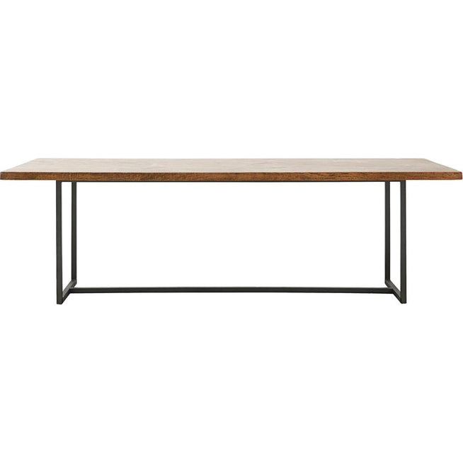 Photo of Side Dining Table Wood Metal 1