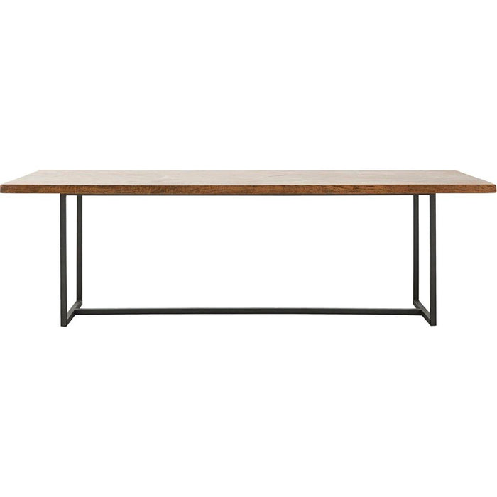Photo of Side Dining Table Wood Metal 1