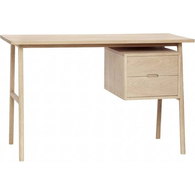 Photo of Desk with 2 wooden storage drawers