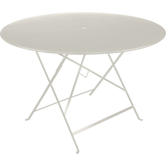 Photo of Bistro Table Ø 117 cm - Clay Grey - Outdoor Dining Table - Metal