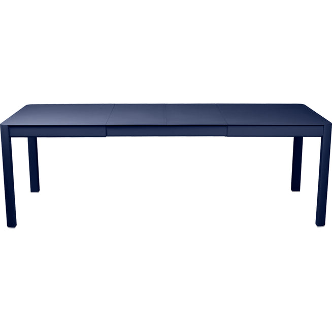 Photo of Ribambelle Table With 2 Extensions, Deep Blue - Matbord Utomhus - Blå - Metall