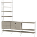 Thumbnail photo of String Floorboard 200, White, 2-pack - Shelving - Nils Strinning - White - Metal