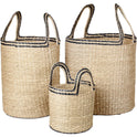 Lykke Baskets Black Set of