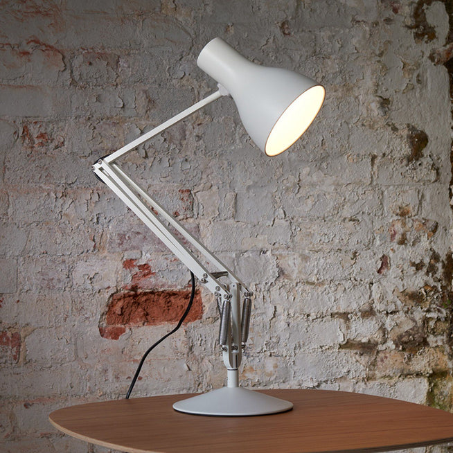 Photo of Type 75 Desk Lamp Alpine White - Desk Lamps - Sir Kenneth Grange - White
