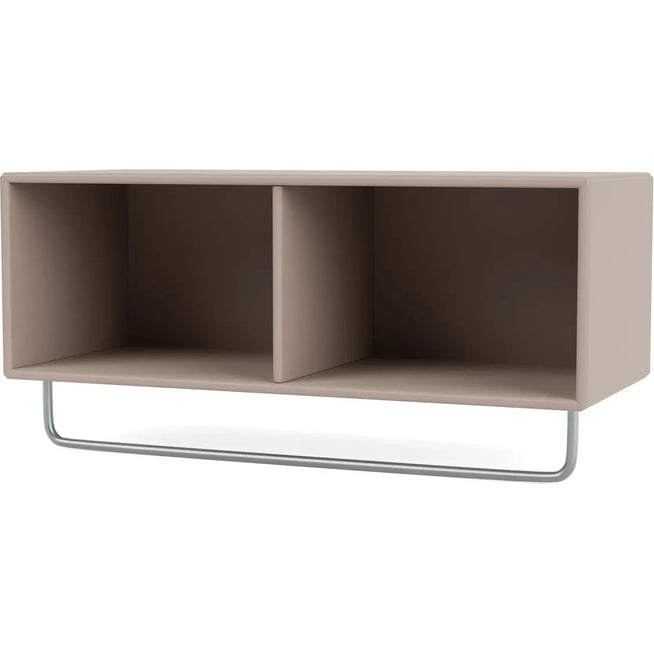 Photo of Coat Shelf With Clothes Rack - Mushroom - Coat Hangers - Beige