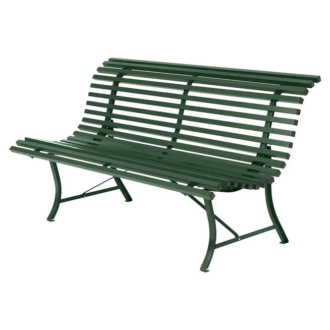 Photo of Louisiane Bench 150 cm - Cedar Green - Garden benches - Metal