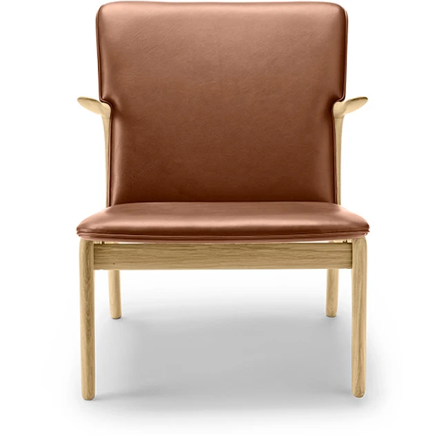 Beak Chair Armchair by Ole Wanscher (Thor 307 leather